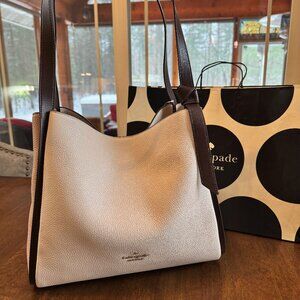 Kate Spade Knott Large Carryall Shoulder Bag Pebbled Leather KM662 NWT $399 MSRP